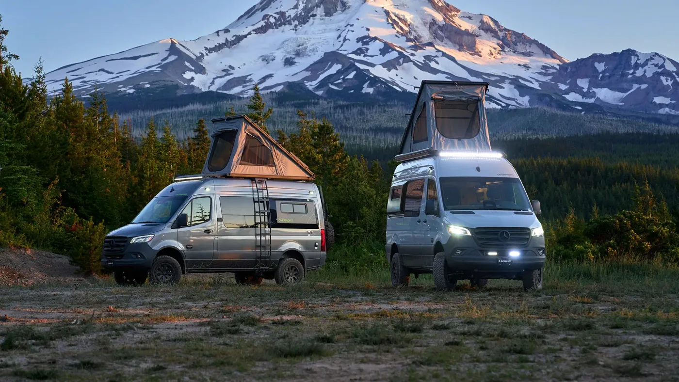 Outside Vans Overnight campervan rental