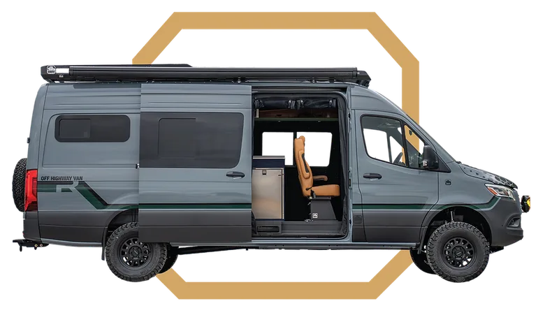 Off-Highway Van Sundance Kid camper van rental