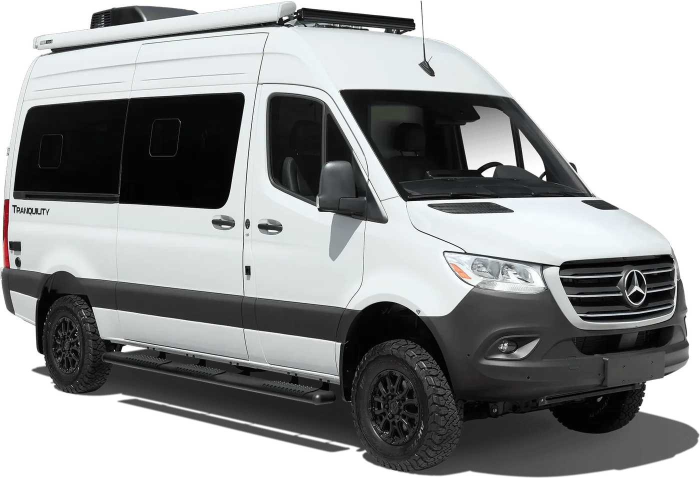 Thor Motor Coach Tranquility camper van parked on a scenic road