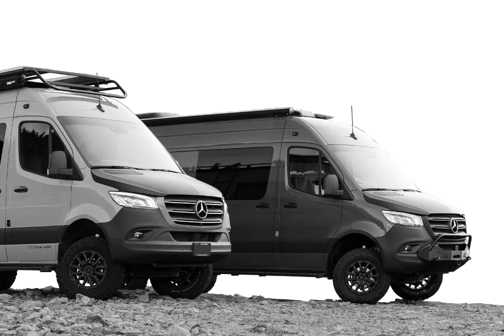 TitanVans Kronos 170 camper van parked in an outdoor setting