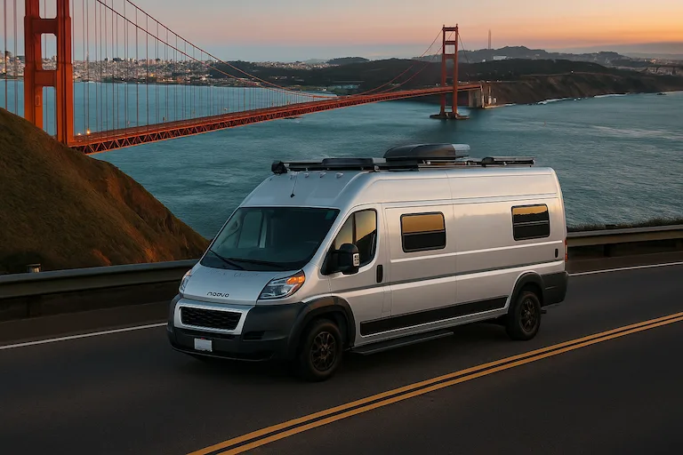 Camper van rental in San Francisco, California